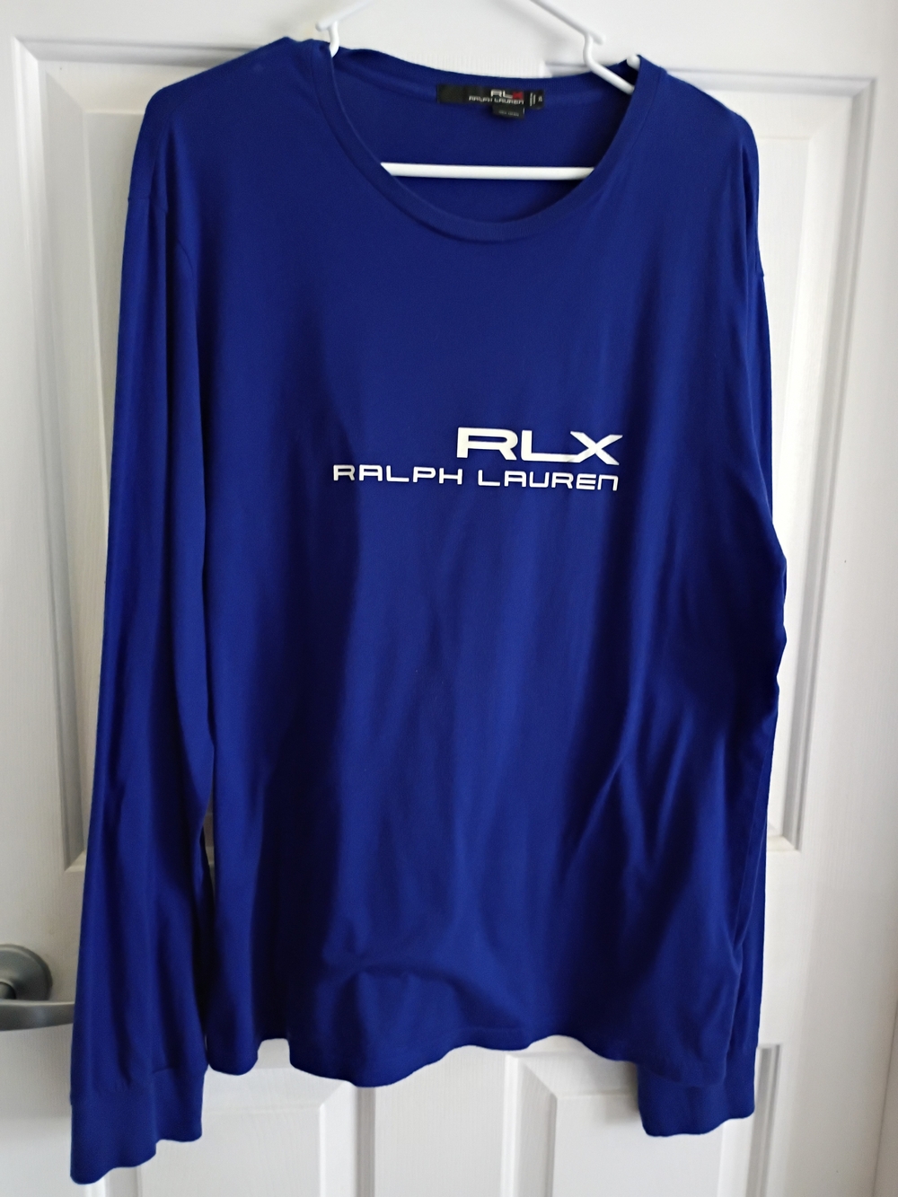 Ralph Lauren RLX Men’s Long-Sleeve Performance Shirt - Royal Blue